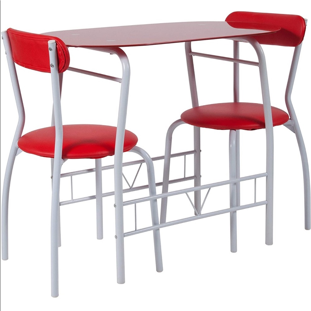 Red Table with Matching Chairs (FULL SET)